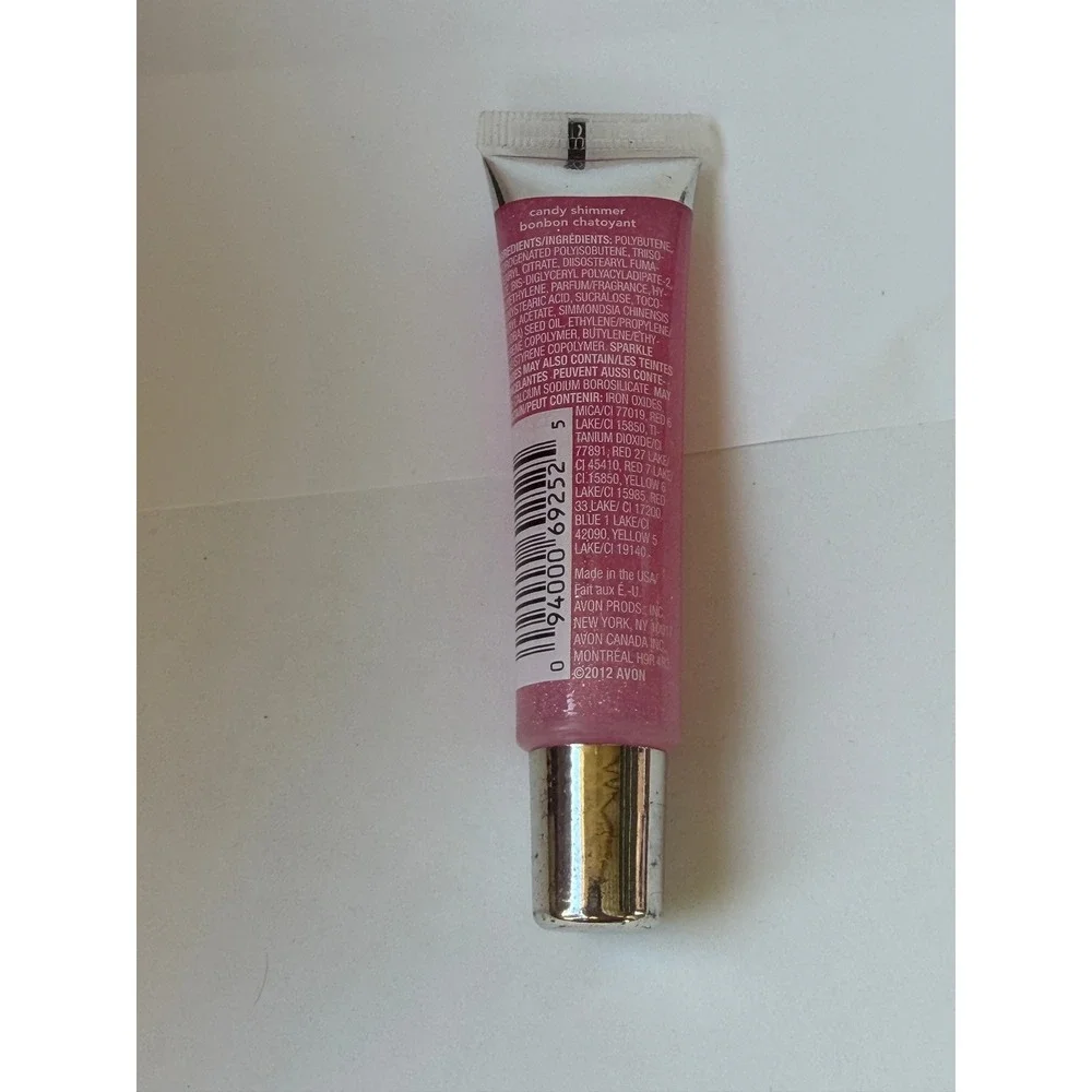 Avon Lip Gloss lot of 3 - Shine Attract Shine Glazewear Metallic Pink Peach